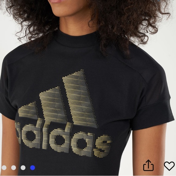 Adidas (Mesh Shoulder) w ID Glam Tee - Picture 4 of 8